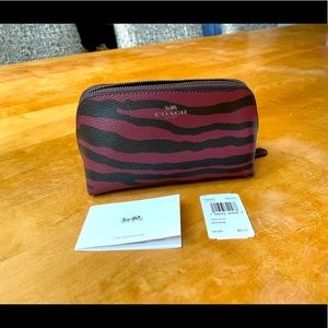 Coach Cosmetic Case With Tiger Print